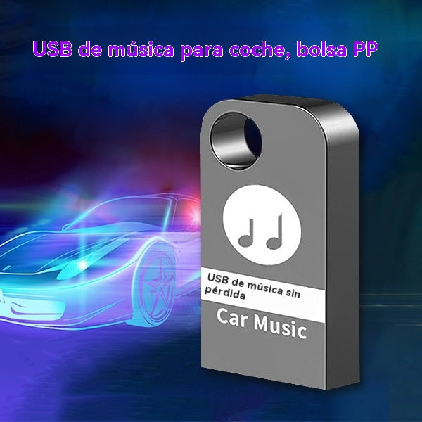 【Гореща разпродажба】🚗🎵🎵 【Музикално USB устройство】 Съхранява 3000 песни, 200 музикални видеоклипа и 6D звукови ефекти.