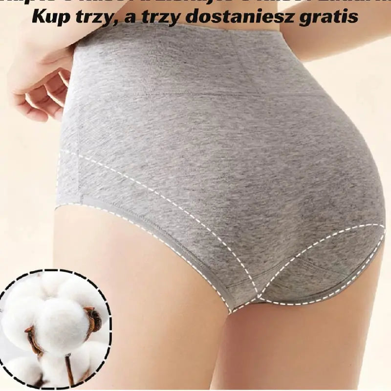 💖Ostatni dzień na 50% zniżki - 【6 sztuk】Spodnie z wysokim stanem, podnoszące biodra, wykonane z wysokiej jakości bawełny✨️ (45-105 kg)