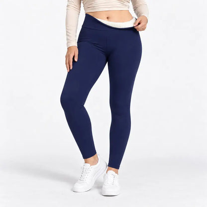 【S-2XL】Zimowe legginsy termiczne z wysokim stanem i efektem modelowania brzucha