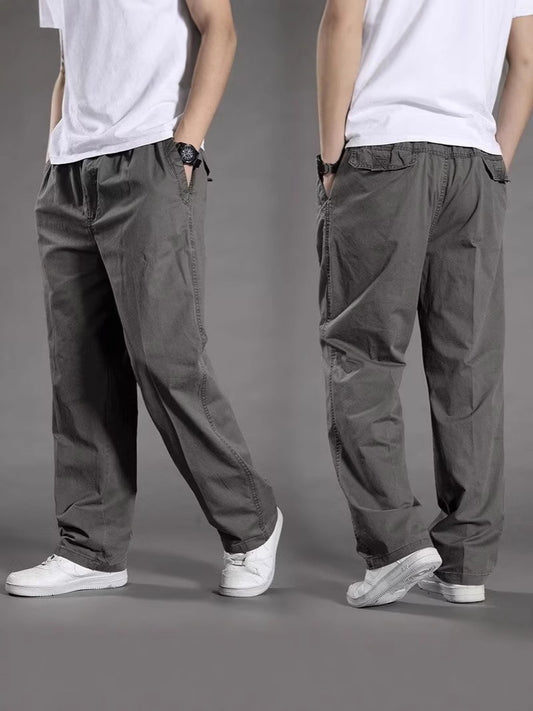 😎👖【Отстъпка за ограничено време🔥】【M-6XL】Мъжки ежедневни карго панталони с големи размери - свободни и удобни