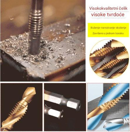 Set od 6 brzih konusnih svrdla za žicu, prikladnih za metale, čelik, drvo i plastiku.