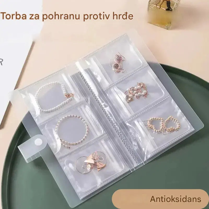 🌟Vrećica za nakit otporna na prašinu, prozirna PVC prijenosna vrećica za nakit