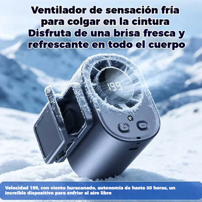 🌀❄Nuevo ventilador USB de gran capacidad con pantalla digital LED para montaje en coche y exteriores