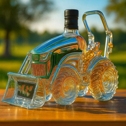 🥂Akcia Butelka whisky v tvare traktora – originálny darček