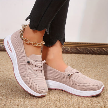 【36-41】Zapatos deportivos de mujer, zapatos planos, zapatos de mamá, zapatos de lona sin cordones