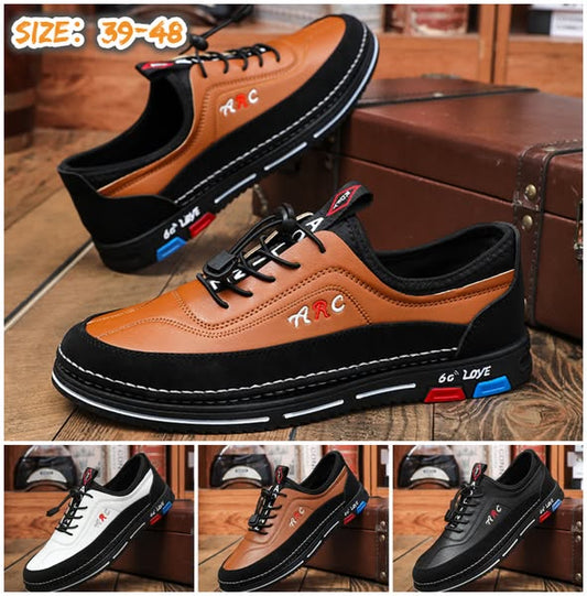 【39-48】Zapatos de negocios casuales de alta gama para hombre, con suelas suaves y cómodos de llevar.