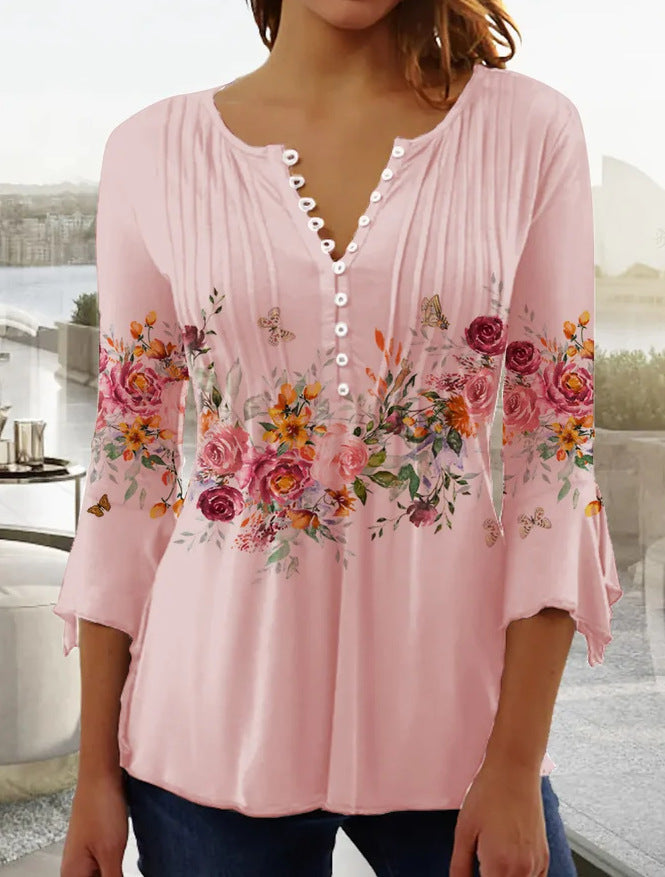 👕💥【Ograniczona czasowo zniżka 50%】💥🥰[S-5XL] Modne damskie koszulki z dekoltem w serek