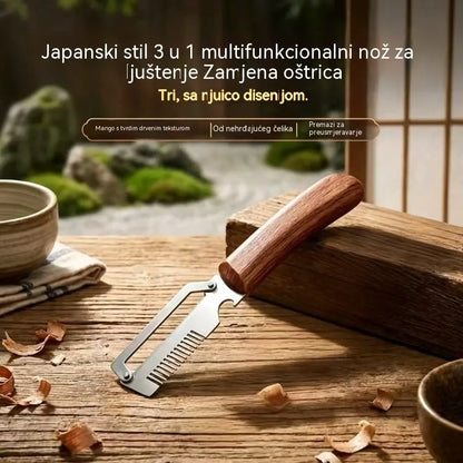 ✅Kupite 1, dobijte 1 gratis (2 artikla) 🧅🔪 Višenamjenska kuhinjska gulilica 3 u 1: Gulite, režite i otvarajte boce! 🔥