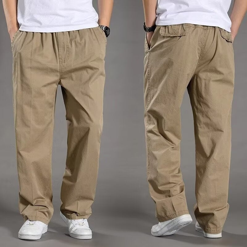 😎👖【Отстъпка за ограничено време🔥】【M-6XL】Мъжки ежедневни карго панталони с големи размери - свободни и удобни