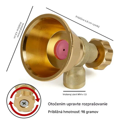 💦Nastaviteľná mosadzná zavlažovacia tryska pre poľnohospodársky postrekovač 🌾