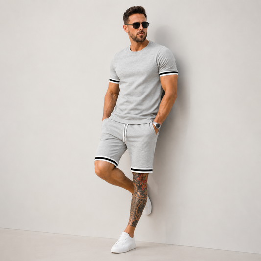 🔥【Nowe zniżki na produkty】【S-3XL】🔥Luźny, plażowy, miękki i przewiewny męski garnitur, bardzo elastyczny i wygodny, nie krępujący ruchów.