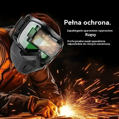 🔥⚡Automatycznie przyciemniany hełm spawalniczy zapewniający bezpieczeństwo oczu