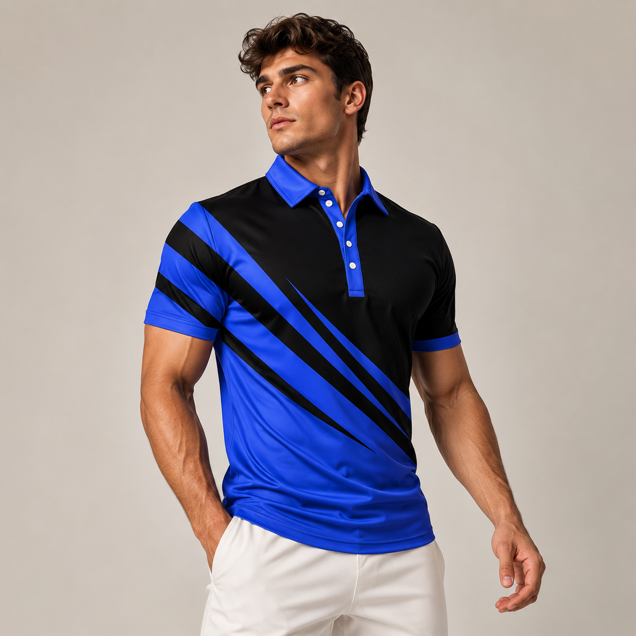 🔥【2 za 139 zł.】👔【S-6XL】Profesjonalna, szybkoschnąca koszulka sportowa do tenisa dla mężczyzn
