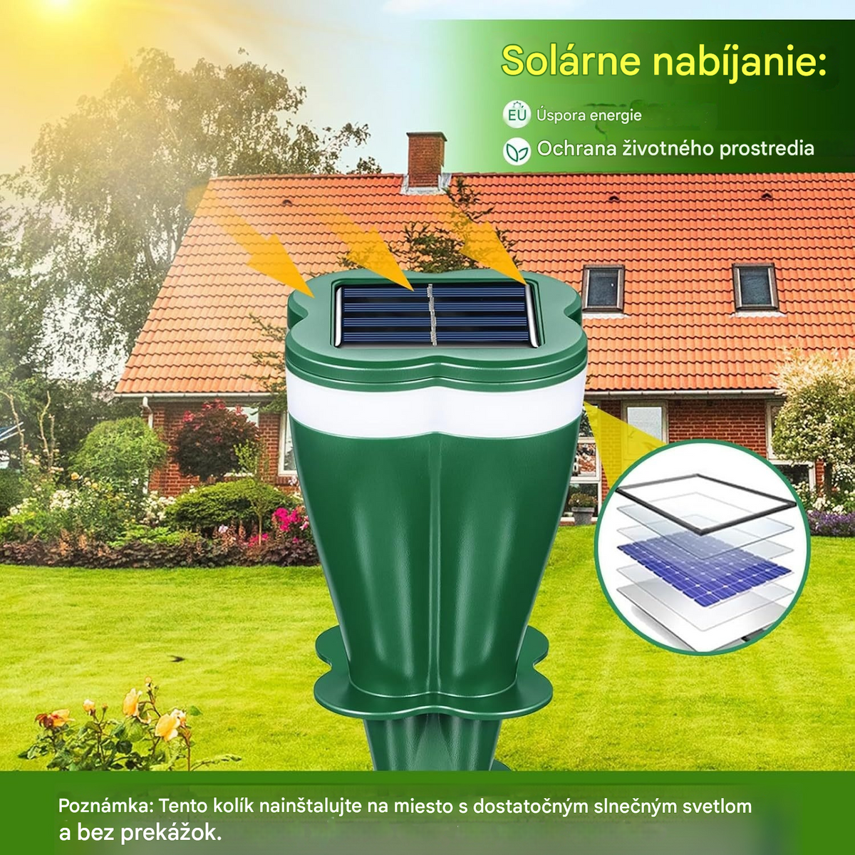 ☘️Propagácia produktu - 50% zľava☘️Solárne napájaný vodeodolný repelent proti zvieratám