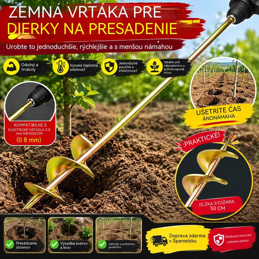 Kúpte za polovičnú cenu 👉 [Dĺžka 50 cm] ✨ Nástroj na vytváranie jamiek pri presádzaní v skleníku