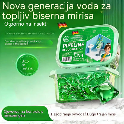 3 pakiranja (150 tableta) za 25 € – 🔥🎉 Planule su! Kupilo ih je 30.000 ljudi 🎉. Bio-enzimske kapsule za uklanjanje neugodnih mirisa iz odvoda.