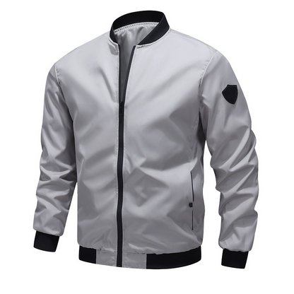 【🔥Zvjezdani proizvod 🔥】【S–6XL】🚀🧥Muška jednobojna ležerna bomber jakna, dostupna u velikim veličinama