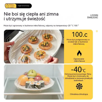 【500 sztuk】🍲🔒 Jednorazowe pokrowce na żywność – uniwersalne dopasowanie, ochrona przed kurzem i długotrwała świeżość 🌟
