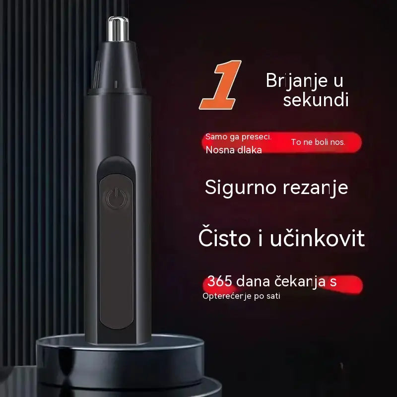 Profesionalni trimer za nos i uši s LED zaslonom, bezbolni putni pokloni za