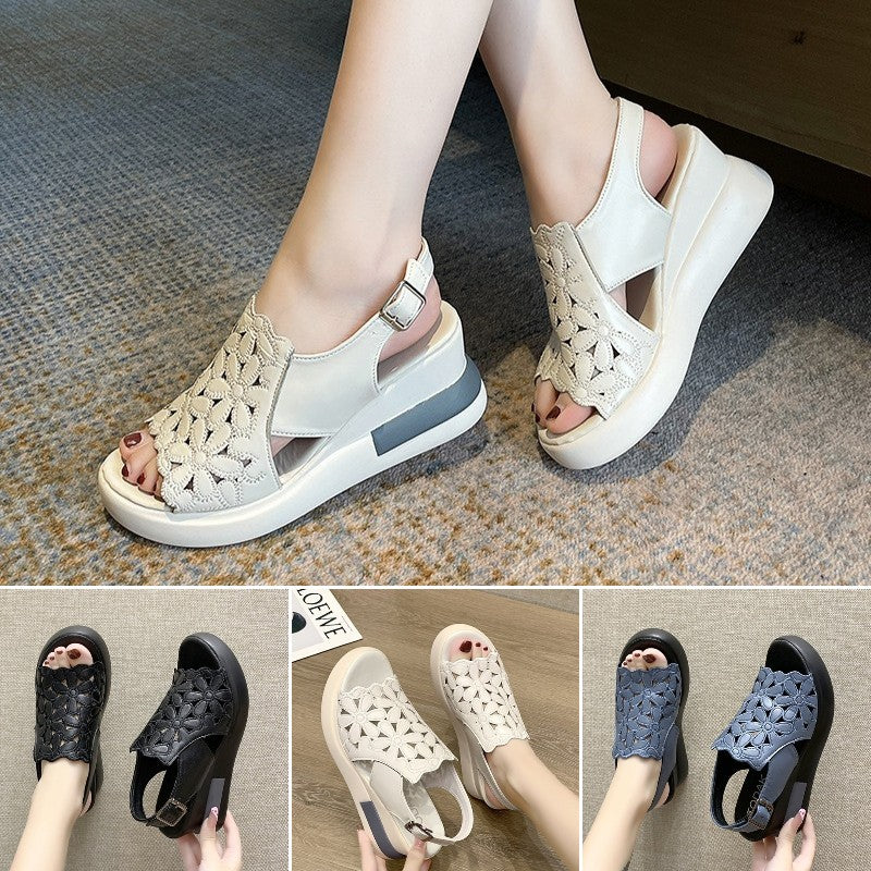💖Sandalias deportivas informales romanas con hebilla de una línea para mujer, novedad de verano 2025