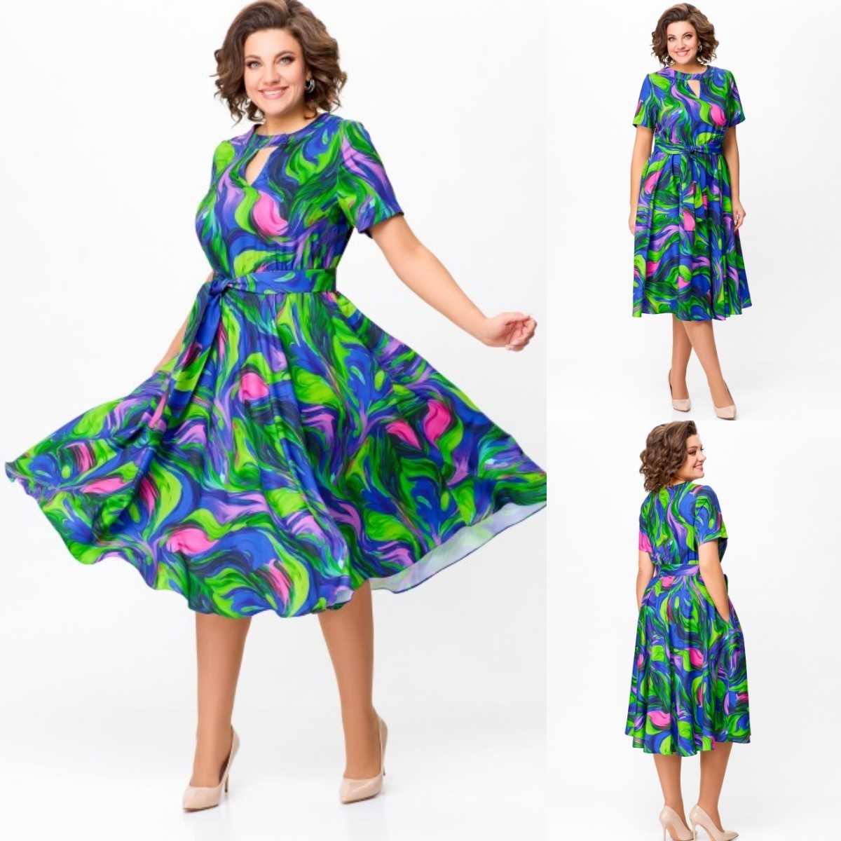 🔥[S-5XL] 2025 nova temperamentna zelena haljina, elegantan stil, svijetlo ljeto