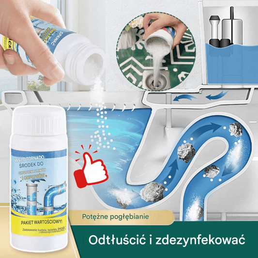 🛁💦【Kup 1, a 2 dostaniesz gratis】🌟Środek do czyszczenia zlewów i odpływów: gęsta piana z rozkładających się ekstraktów i enzymów.