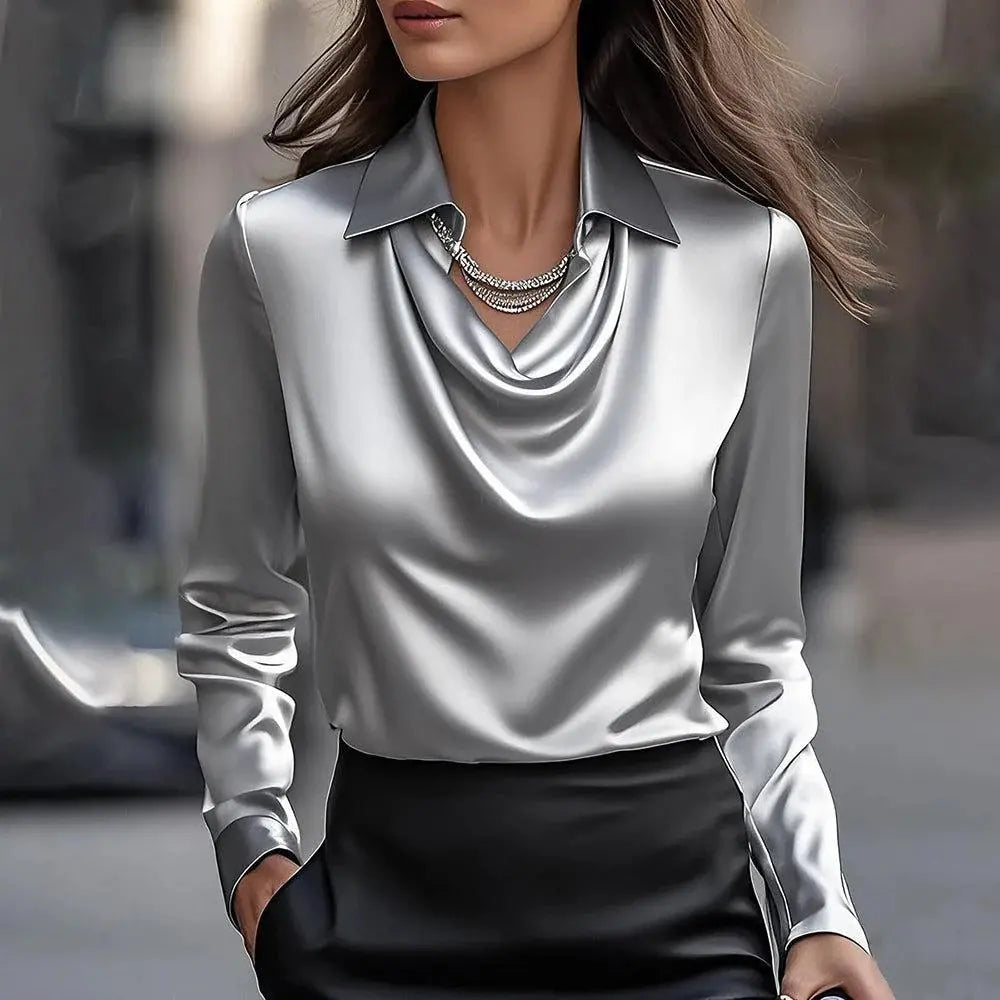 🔥🍁【Jesenný nový prírastok】【S-3XL】🌷Nová jednoduchá a elegantná dámska blúzka