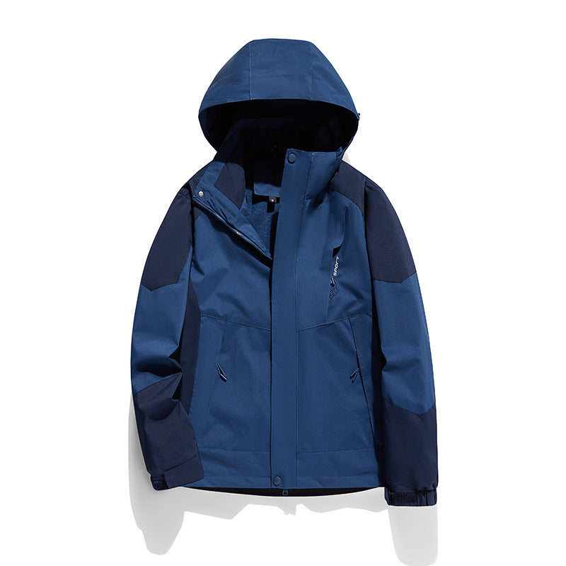 🔥🧥【1 kus, L–6XL】Nová outdoorová bunda 2 v 1 – vodoodolná, vetruodolná a hrejivá, vhodná na turistiku aj každodenné nosenie.