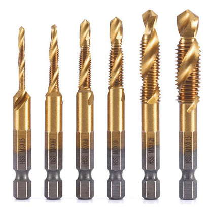 Set od 6 brzih konusnih svrdla za žicu, prikladnih za metale, čelik, drvo i plastiku.