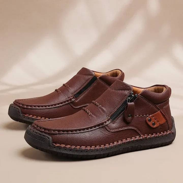 👞 Плащане при доставка✅️【38-48】Мъжки ежедневни обувки за дейности на открито - Ръчно шити мартин ботуши🔥