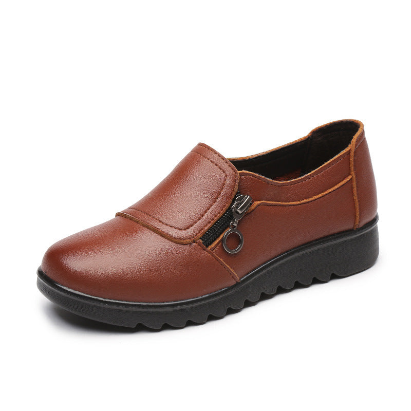 🔥【35-41】Удобни обувки от телешка кожа, мека подметка, неплъзгаща се, устойчива на износване за дълго време, гарантирано качество