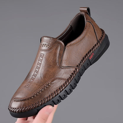 🏆👞【39-44】2026 casualowe buty sportowe dla mężczyzn, wykonane z prawdziwej skóry, z miękką, antypoślizgową, oddychającą podeszwą ✅Płatność przy odbiorze ✅2 sztuki z 70% rabatem