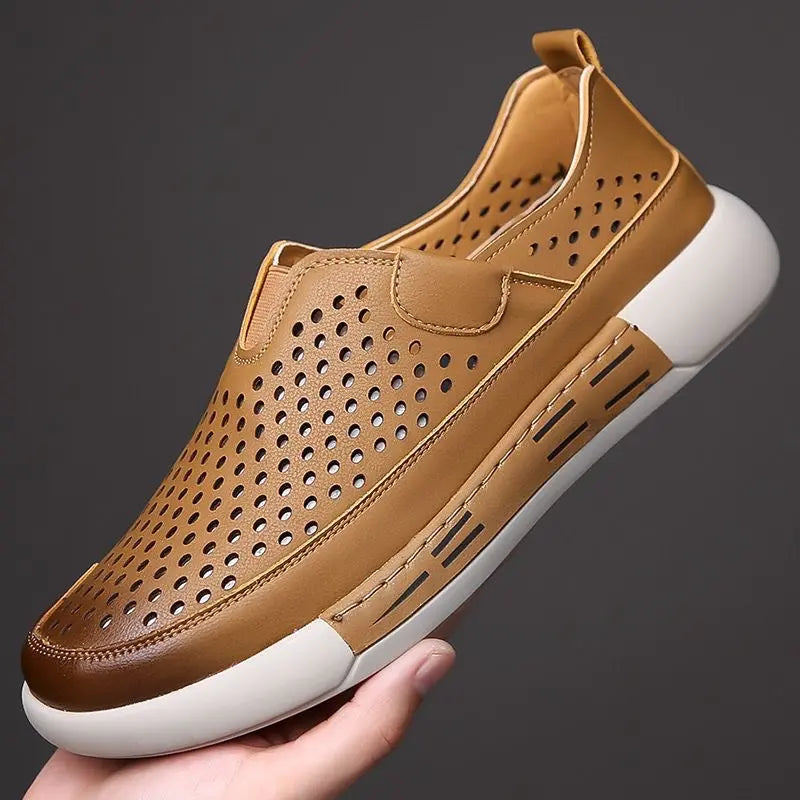🏆【🔥Skvelá ponuka】【39 – 44】Pánske priedušné sandále s výrezmi👞