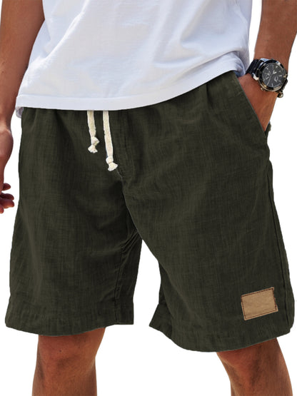 ⏳🔥【Ostatni dzień z 50% rabatem】👖 【S-5XL】【55-110 kg】Męskie, codzienne szorty ściągane sznurkiem z imitacji lnu na rok 2026 (rozmiary plus size).