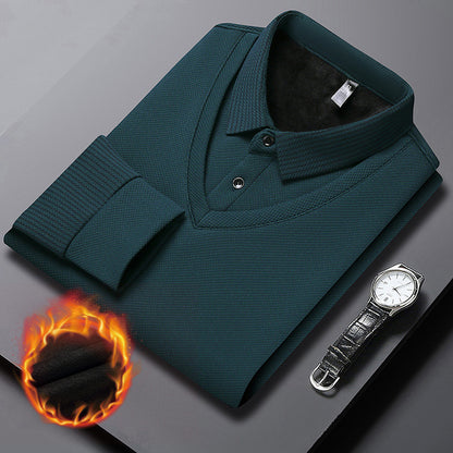 【M-4XL】 Polo majica dvodijelnog izgleda s prugama u stilu imitacije patchworka