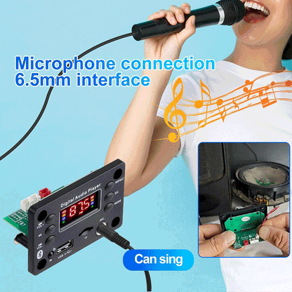 ✨💥【Compra 1 y llévate 1 gratis】 🎵 Amplificador de altavoz Bluetooth y DAC con control remoto inalámbrico, conexión USB y grabación 🎙️