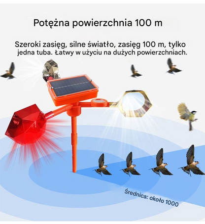 🐦🦉【NOWOŚĆ】Nowy, ulepszony, zasilany energią słoneczną, regulowany odstraszacz ptaków głosem