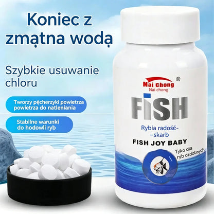 🐟【Kup więcej, zaoszczędź więcej】💧 Tabletki musujące do czyszczenia akwariów i stawów🔥
