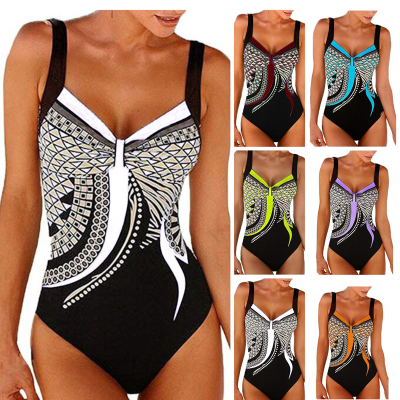 🩱🏊‍♀️ Bañador retro nuevo 2026, estampado vintage, estilo bikini