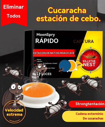 🔥【Compra 3 cajas y llévate 2 gratis.】Parche de cebo de gel fuerte para matar cucarachas.Abre la tapa y úsalo inmediatamente para eliminar nidos de cucarachas.