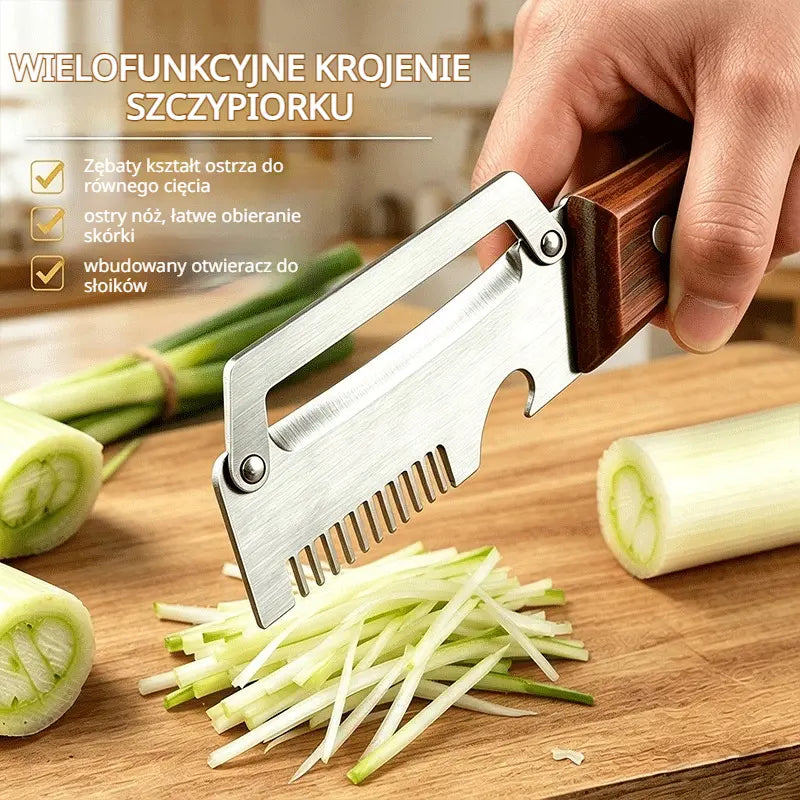 🔥Kup 1, a drugi otrzymasz gratis (2 sztuki)🧅🔪 Wielofunkcyjna obieraczka kuchenna 3 w 1: obiera, szatkuje warzywa, kroi mięso i otwiera butelki 🔥