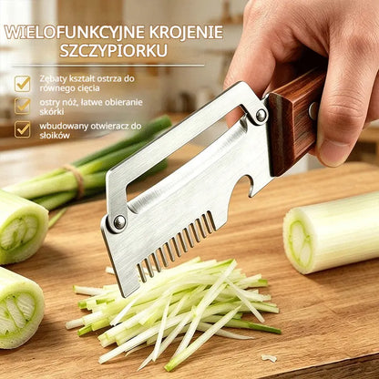 🔥Kup 1, a drugi otrzymasz gratis (2 sztuki)🧅🔪 Wielofunkcyjna obieraczka kuchenna 3 w 1: obiera, szatkuje warzywa, kroi mięso i otwiera butelki 🔥