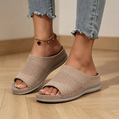 👡 Pożegnaj ból stóp! Kapcie Ortho Elastic Mesh – doskonałe wsparcie łuku stopy i podeszwa antyprzeciążeniowa! 🕊️✨