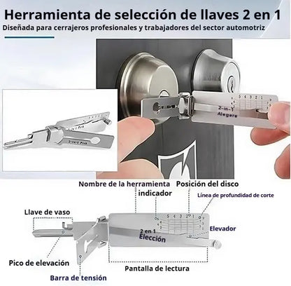 🔐🔑 49% de descuento 🔥 Decodificador de llaves de acero inoxidable
