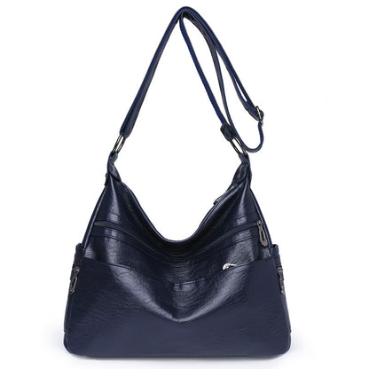 👜【Oferta ograniczona czasowo】Nowa modna torba na ramię z miękkiej skóry 2026, pojemna, odporna na zużycie, prawdziwa skóra
