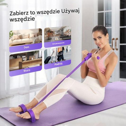 ⏰⏳【Kup 1, otrzymaj 1 gratis】 Sprzęt do treningu brzucha, lina oporowa do wzmacniania barków i pleców.Piękne plecy i szczupły brzuch, pożegnaj się z tłuszczem i powitaj piękno