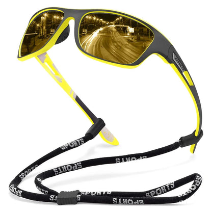 🕶Gafas de sol deportivas para hombre europeas y americanas, Se puede utilizar durante el ciclismo, la pesca, los viajes y las actividades al aire libre.