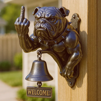 【🔥Cosas graciosas y divertidas para casa 🔥】🔔Timbre para perro - Tonos divertidos de bulldog 🐶