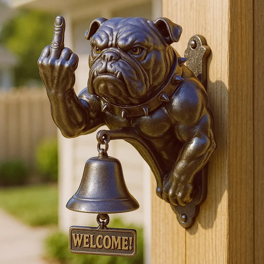 【🔥Cosas graciosas y divertidas para casa 🔥】🔔Timbre para perro - Tonos divertidos de bulldog 🐶