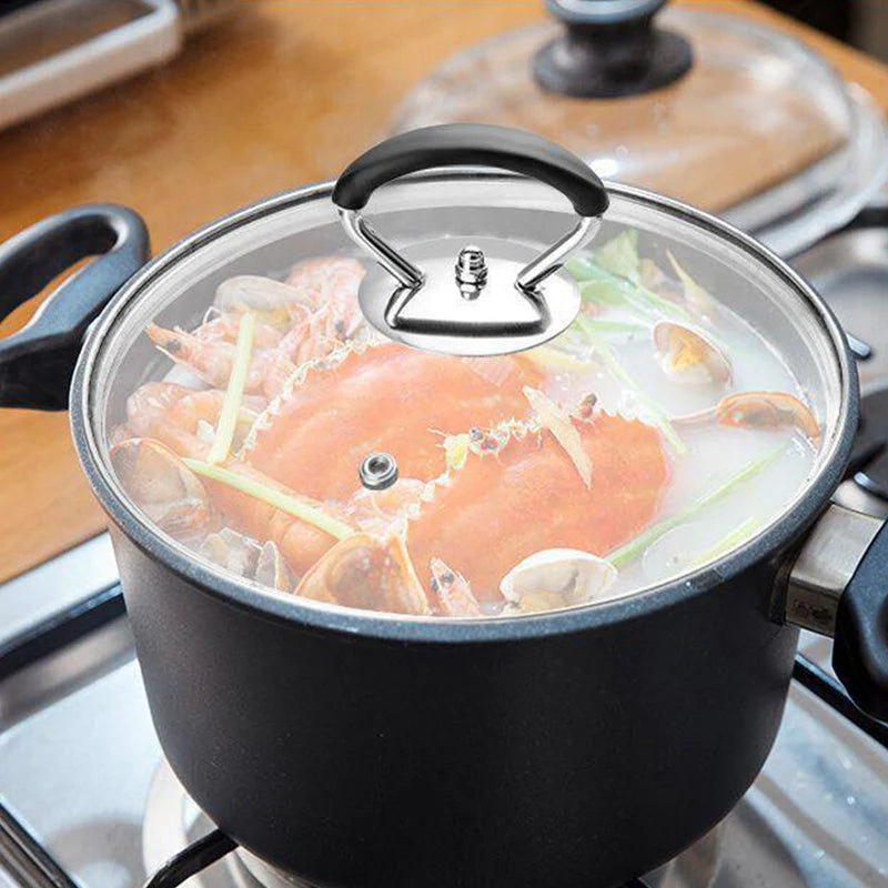 🥗Kupite dva, dobijte dva gratis🥩Univerzalni silikonski poklopac za lonac sa zamjenskom ručkom protiv opeklina💖protiv opeklina, otporan na visoke temperature